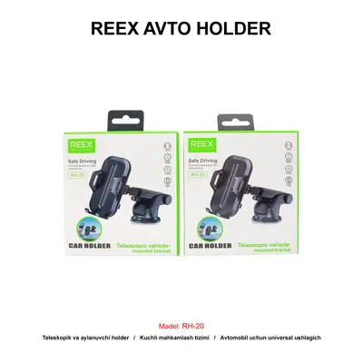 AVTO HOLDER REEX RH-20 BLACK