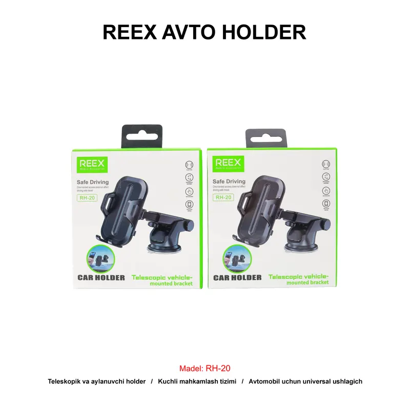 AVTO HOLDER REEX RH-20 BLACK