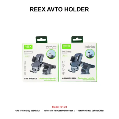 AVTO HOLDER REEX RH-21 BLACK