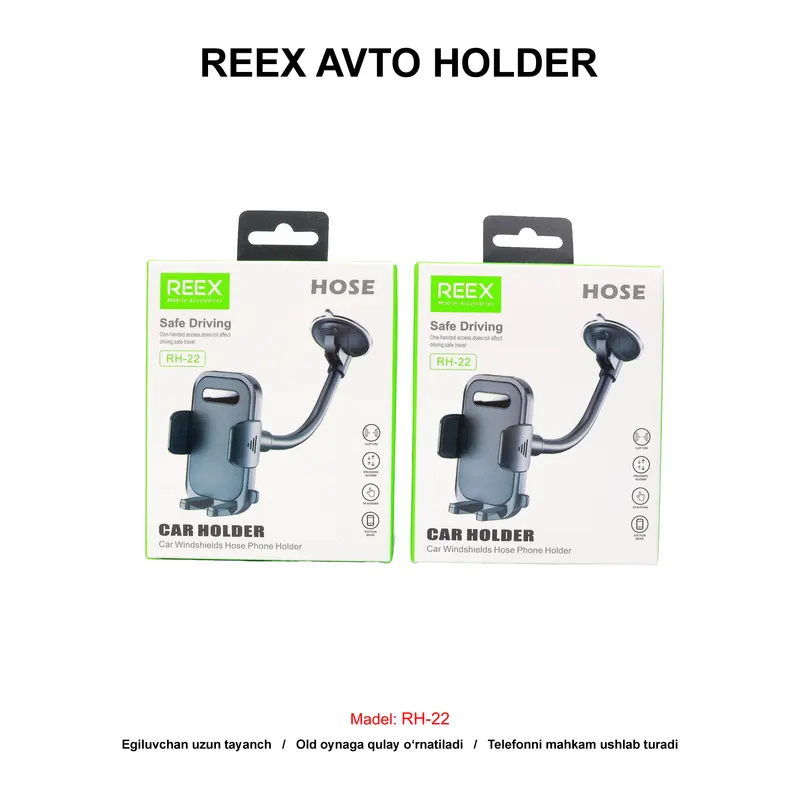 AVTO HOLDER REEX RH-22 BLACK