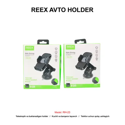 AVTO HOLDER REEX RH-23 BLACK