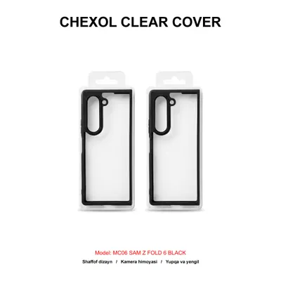 CHEXOL CLEAR COVER MC06 SAM Z FOLD 6 BLACK