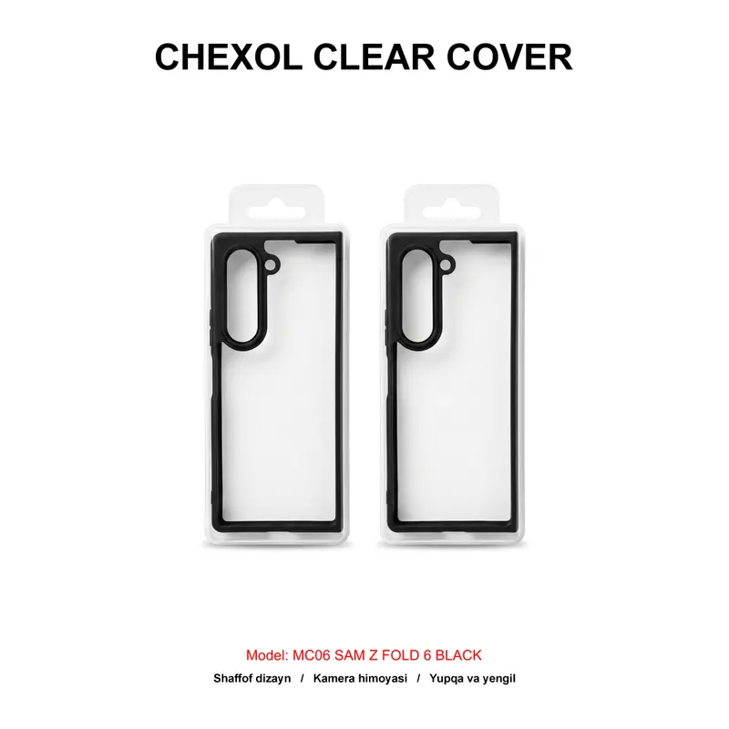 CHEXOL CLEAR COVER MC06 SAM Z FOLD 6 BLACK