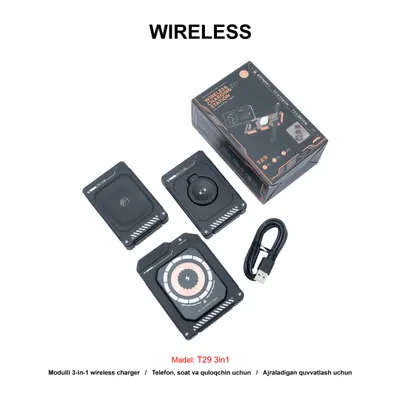 WIRELESS T29 3in1 BLACK