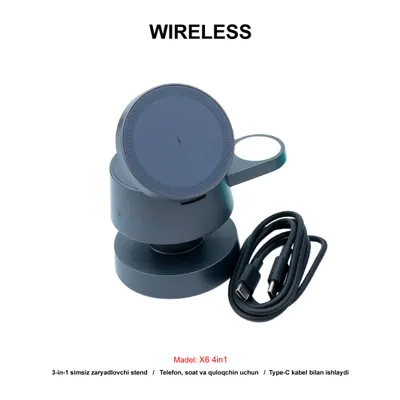 WIRELESS X6 4in1 BLACK