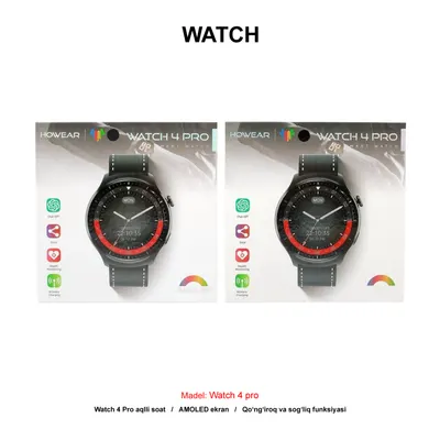 WATCH 4 PRO BLACK
