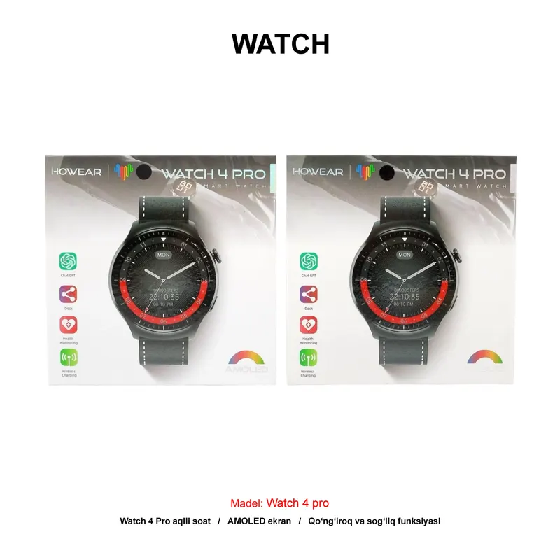 WATCH 4 PRO BLACK