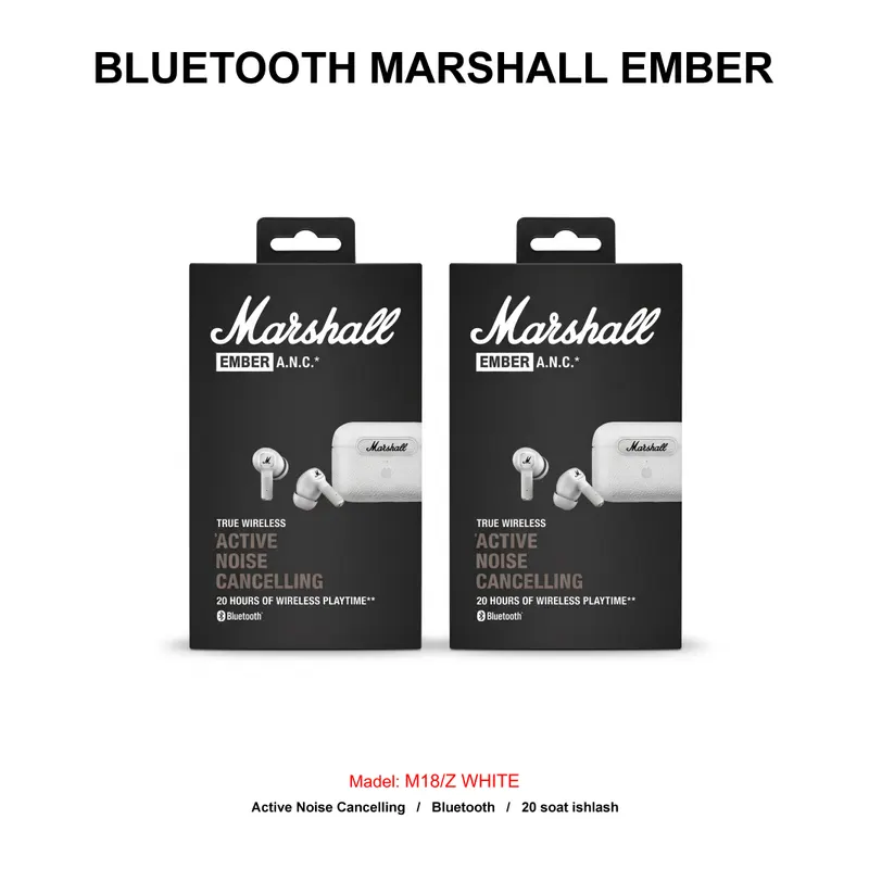 BLUETOOTH MARSHALL EMBER M18/Z WHITE