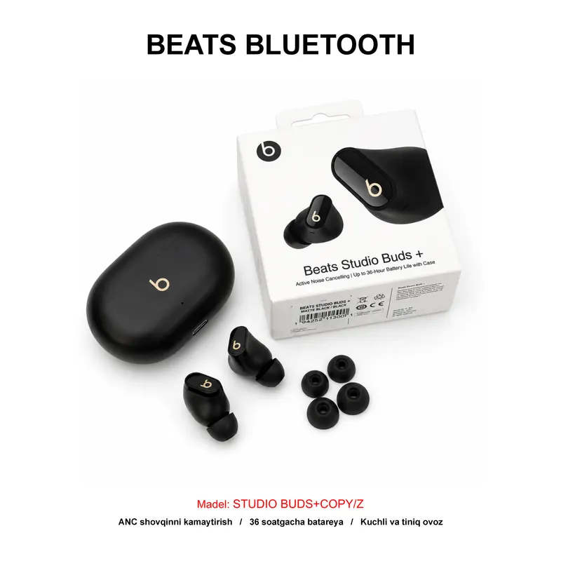 BLUETOOTH BEATS STUDIO BUDS + COPY/Z BLACK
