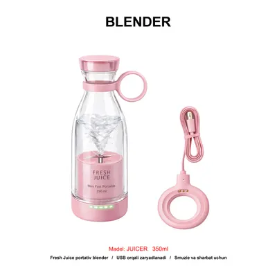 BLENDER FRESH JUICER 350ML 214B PINK