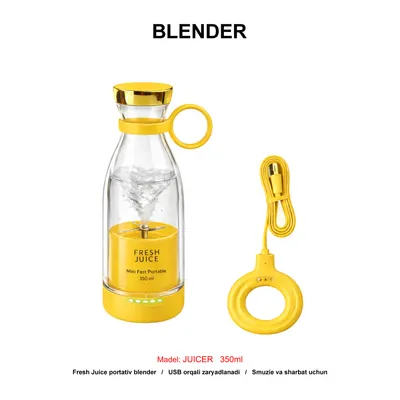 BLENDER FRESH JUICER 350ML 214B YELLOW