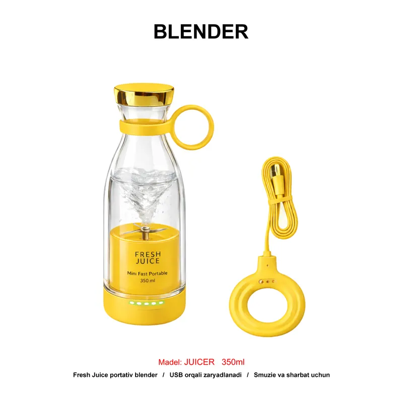 BLENDER FRESH JUICER 350ML 214B YELLOW