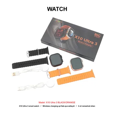WATCH X10 ULTRA 3 BLACK