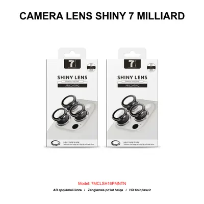 CAMERA LENS SHINY 7 MILLIARD 7MCLSH16PMNTN IP16 PRO/PRO MAX NATURAL TITANIUM