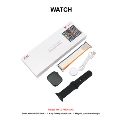 WATCH HK10 PRO MAX BLACK