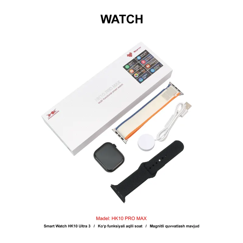 WATCH HK10 PRO MAX BLACK