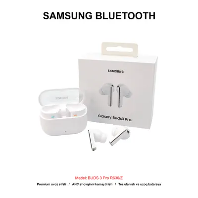 BLUETOOTH SAMSUNG BUDS 3 PRO R630/Z WHITE