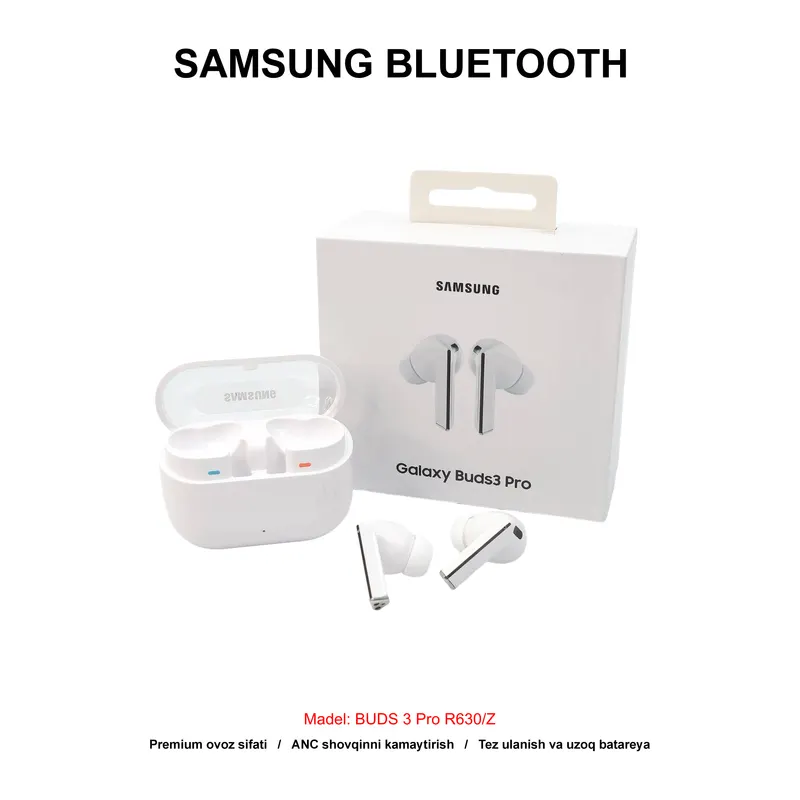 BLUETOOTH SAMSUNG BUDS 3 PRO R630/Z WHITE