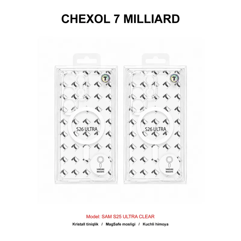 CHEXOL 7 MILLIARD MAGSAFE SAM S25 ULTRA CLEAR