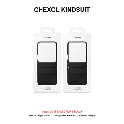 CHEXOL KINDSUIT MC16 SAM Z FLIP 6 BLACK