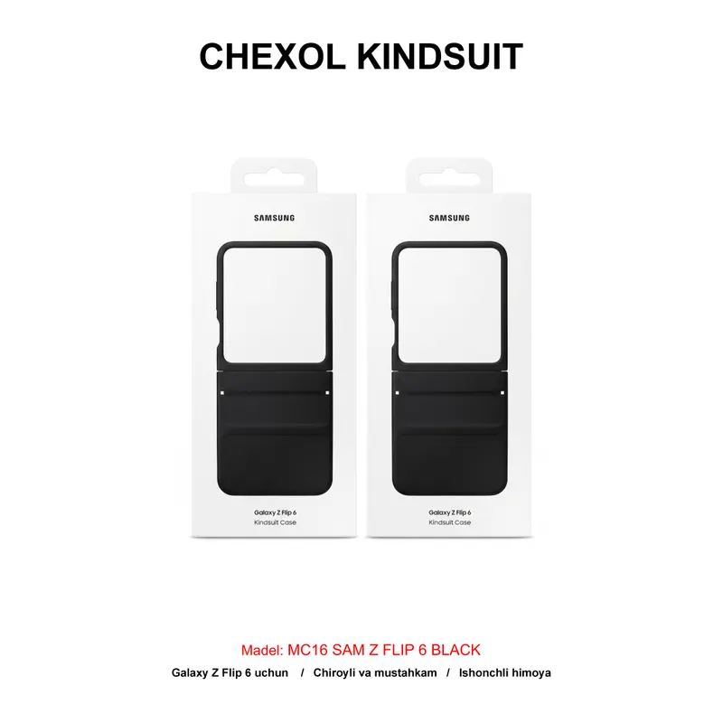 CHEXOL KINDSUIT MC16 SAM Z FLIP 6 BLACK