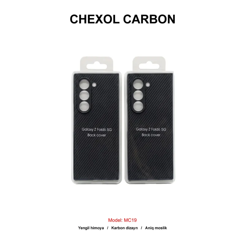 CHEXOL CARBON MC19 SAM Z FOLD 6 BLACK