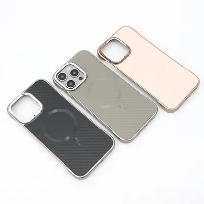 CHEXOL KNIT CARBON MAGSAFE IP16 PRO MAX GREY