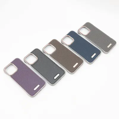 CHEXOL LEATHER CARBON LC02 IP15 PRO MAX PURPLE