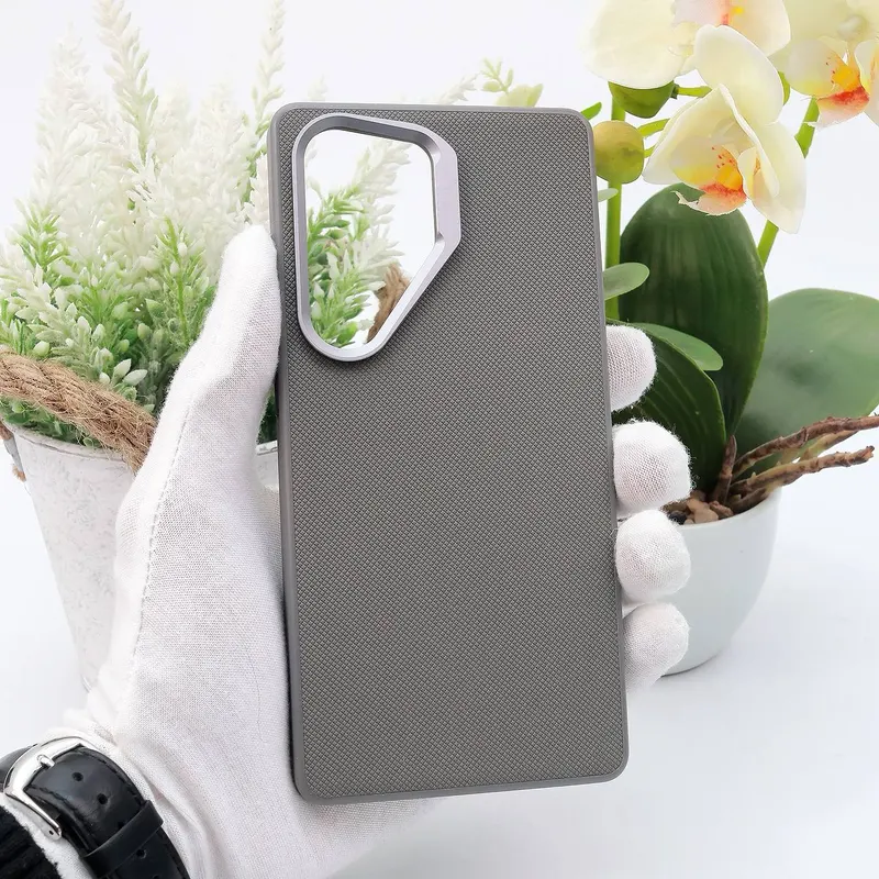 CHEXOL VEGAN LEATHER CASE MC25 SAM S25 ULTRA SILVER