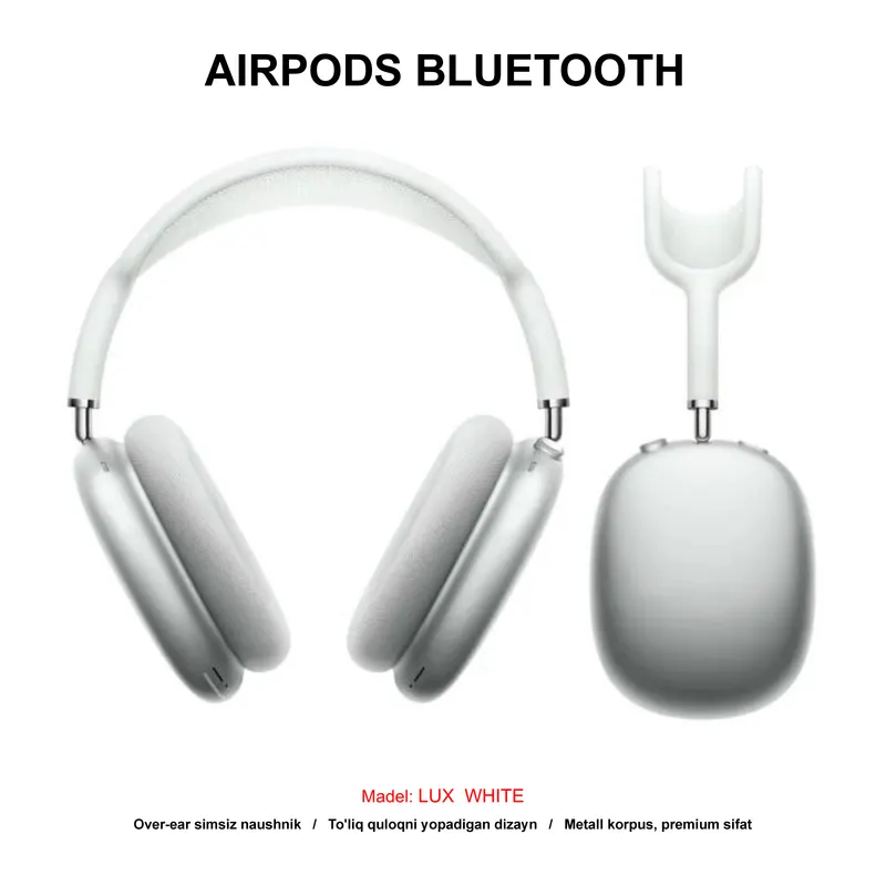 BLUETOOTH AIRPODS MAX LUX WHITE