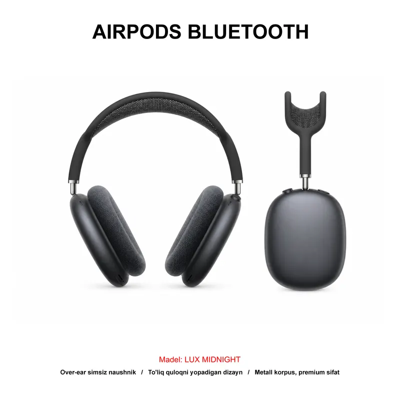 BLUETOOTH AIRPODS MAX LUX MIDNIGHT