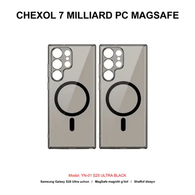 CHEXOL 7 MILLIARD PC MAGSAFE YN-01 S25 ULTRA BLACK