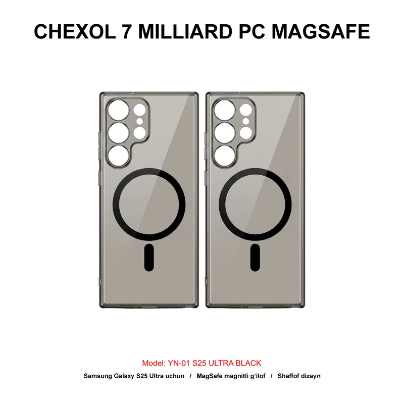 CHEXOL 7 MILLIARD PC MAGSAFE YN-01 S25 ULTRA BLACK