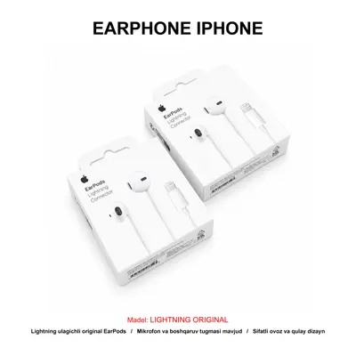 EARPHONE IPHONE LIGHTNING ORIGINAL
