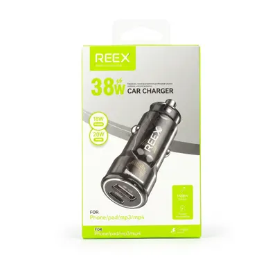 CAR CHARGER REEX RA-06 BLACK