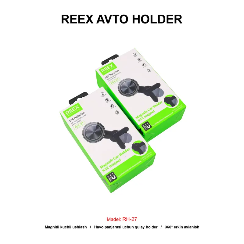 AVTO HOLDER REEX RH-27 BLACK