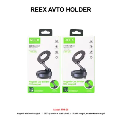 AVTO HOLDER REEX RH-28 BLACK