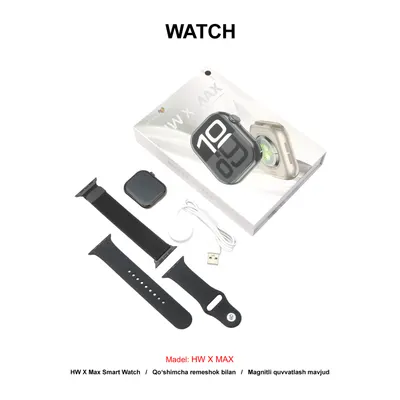 WATCH HW X MAX BLACK