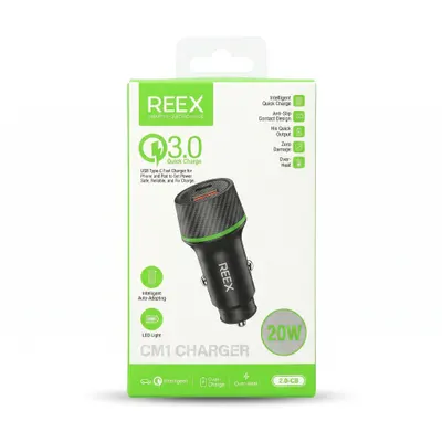 CAR CHARGER REEX RA-09 BLACK