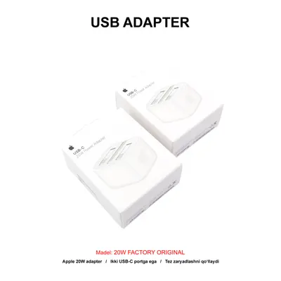 ADAPTER 3PIN 20W (FACTORY ORIGINAL)