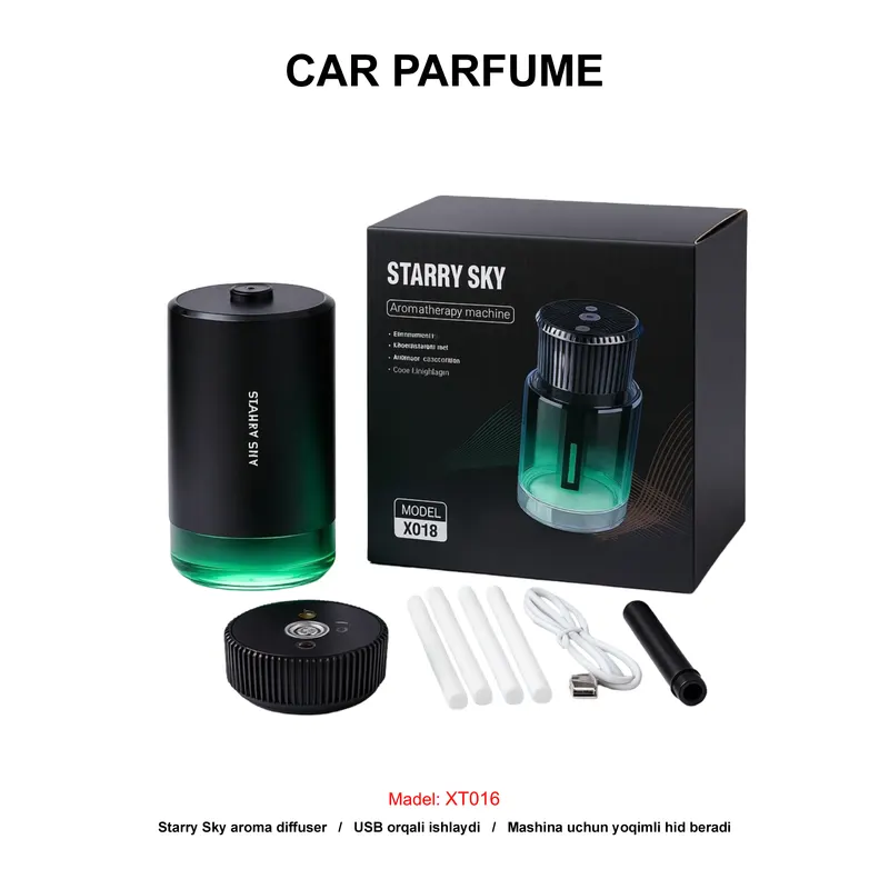 CAR PARFUME XT016 BLACK