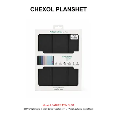 CHEXOL PLANSHET LEATHER PEN SLOT IPAD 10.9 DARK GREY