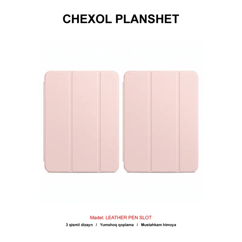 CHEXOL PLANSHET LEATHER PEN SLOT IPAD 10.9 SAND PINK