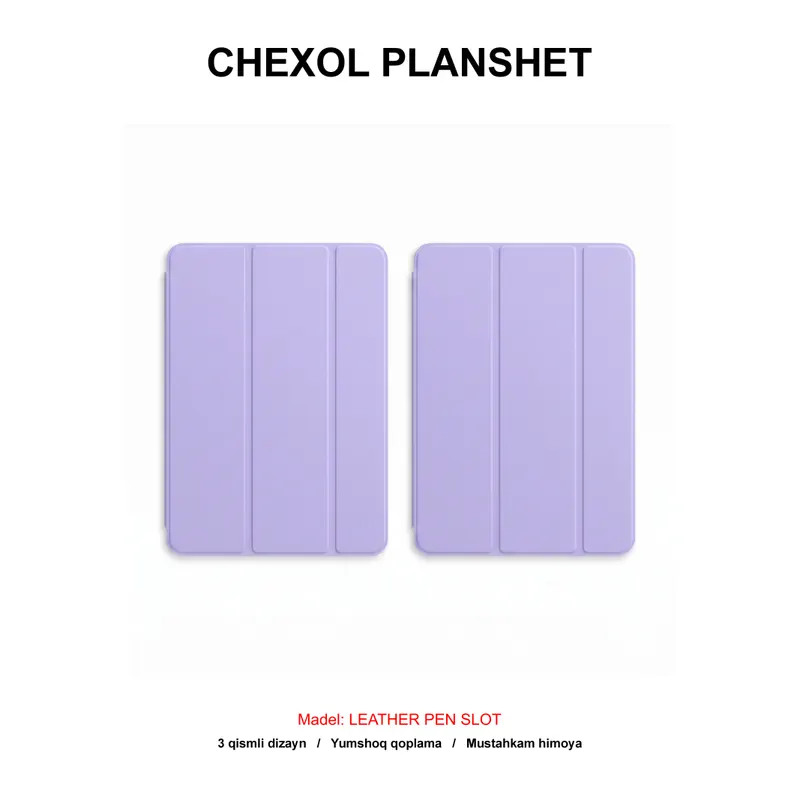 CHEXOL PLANSHET LEATHER PEN SLOT IPAD 10.9 PURPLE