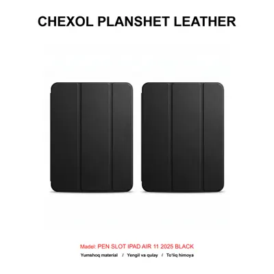 CHEXOL PLANSHET LEATHER PEN SLOT IPAD AIR 11 2025 BLACK