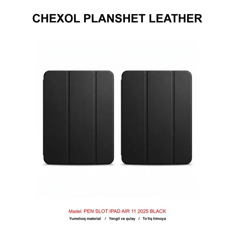 CHEXOL PLANSHET LEATHER PEN SLOT IPAD AIR 11 2025 BLACK