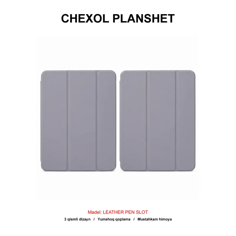 CHEXOL PLANSHET LEATHER PEN SLOT IPAD AIR 11 2025 DARK GREY