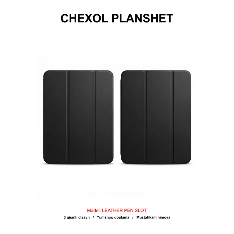 CHEXOL PLANSHET LEATHER PEN SLOT IPAD PRO 11 2024 BLACK