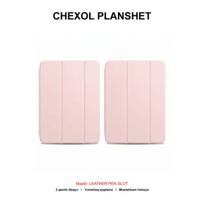 CHEXOL PLANSHET LEATHER PEN SLOT IPAD PRO 11 2024 PINK