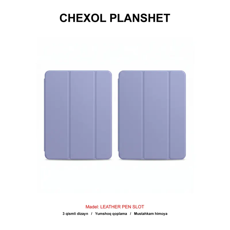 CHEXOL PLANSHET LEATHER PEN SLOT IPAD PRO 11 2024 LAVENDER